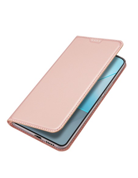 Etui Dux Ducis Skin Pro z klapką i miejscem na kartę na Xiaomi Redmi Note 13 Pro 5G - różowe Etui Dux Ducis Skin Pro z klapką i miejscem na kartę na Xiaomi Redmi Note 13 Pro 5G - różowe