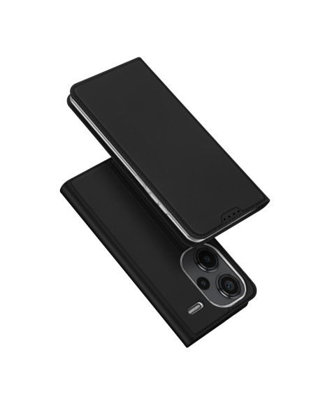 Etui Dux Ducis Skin Pro z klapką i miejscem na kartę na Xiaomi Redmi Note 13 Pro+ 5G - czarne Etui Dux Ducis Skin Pro z klapką i miejscem na kartę na Xiaomi Redmi Note 13 Pro+ 5G - czarne