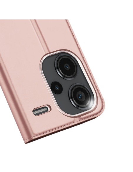 Etui Dux Ducis Skin Pro z klapką i miejscem na kartę na Xiaomi Redmi Note 13 Pro+ 5G - różowe Etui Dux Ducis Skin Pro z klapką i miejscem na kartę na Xiaomi Redmi Note 13 Pro+ 5G - różowe