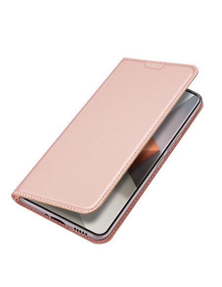 Etui Dux Ducis Skin Pro z klapką i miejscem na kartę na Xiaomi Redmi Note 13 Pro+ 5G - różowe Etui Dux Ducis Skin Pro z klapką i miejscem na kartę na Xiaomi Redmi Note 13 Pro+ 5G - różowe