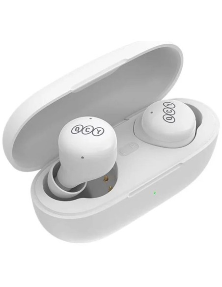 Słuchawki bezprzewodowe QCY T17 TWS dokanałowe Bluetooth 5.1 - białe Słuchawki bezprzewodowe QCY T17 TWS dokanałowe Bluetooth 5.1 - białe