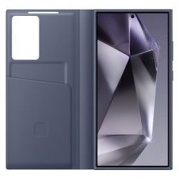Etui Samsung Smart View Wallet EF-ZS928CVEGWW z klapką do Samsung Galaxy S24 Ultra - fioletowy