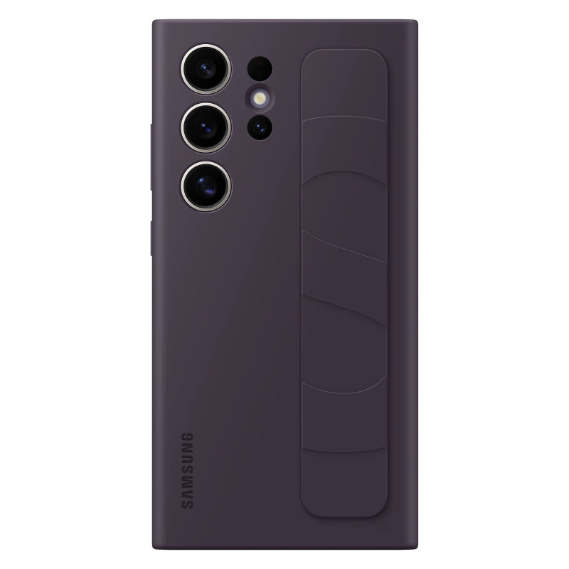Etui Samsung Standing Grip Case EF-GS928CEEGWW z uchwytem / podstawką do Samsung Galaxy S24 Ultra - ciemnofioletowe