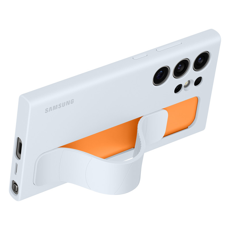 Etui Samsung Standing Grip Case EF-GS928CLEGWW z uchwytem / podstawką do Samsung Galaxy S24 Ultra - jasnoniebieskie