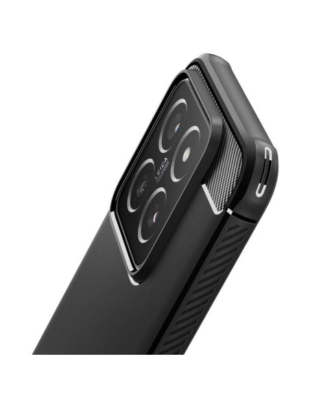 Etui Spigen Rugged Armor na Xiaomi 14 - czarny mat Etui Spigen Rugged Armor na Xiaomi 14 - czarny mat