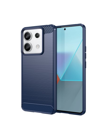 Etui Carbon Case do Xiaomi Redmi Note 13 Pro+ - niebieskie Etui Carbon Case do Xiaomi Redmi Note 13 Pro+ - niebieskie