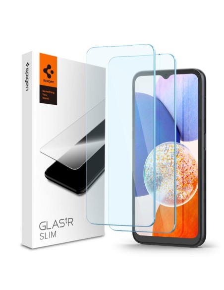 Szkło hartowane Spigen Glas.tR Slim na Samsung Galaxy A15 4G / 5G / A25 5G - 2 szt. Szkło hartowane Spigen Glas.tR Slim na Samsung Galaxy A15 4G / 5G / A25 5G - 2 szt.