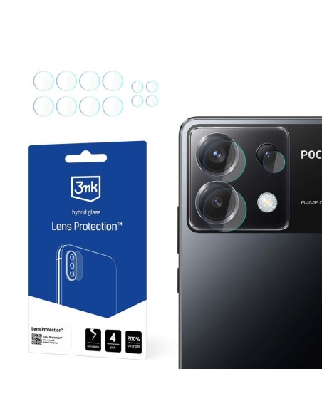 Szkło na aparat 3mk Lens Protection™ hybrydowe na Xiaomi Poco X6 5G Szkło na aparat 3mk Lens Protection™ hybrydowe na Xiaomi Poco X6 5G