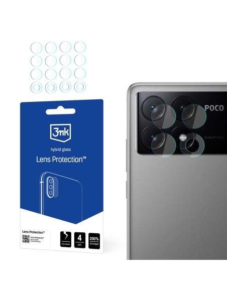 Szkło na aparat 3mk Lens Protection™ hybrydowe na Xiaomi Poco X6 Pro 5G Szkło na aparat 3mk Lens Protection™ hybrydowe na Xiaomi Poco X6 Pro 5G