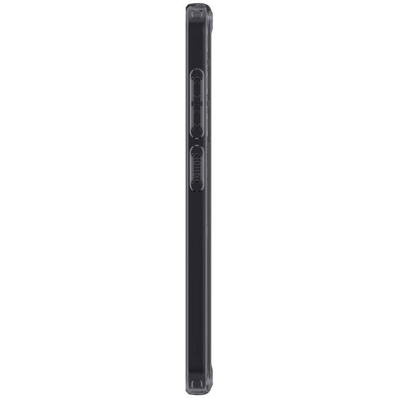 Etui Spigen Ultra Hybrid OneTap Ring z MagSafe na Samsung Galaxy S24 - przezroczyste (wzór Zero One)