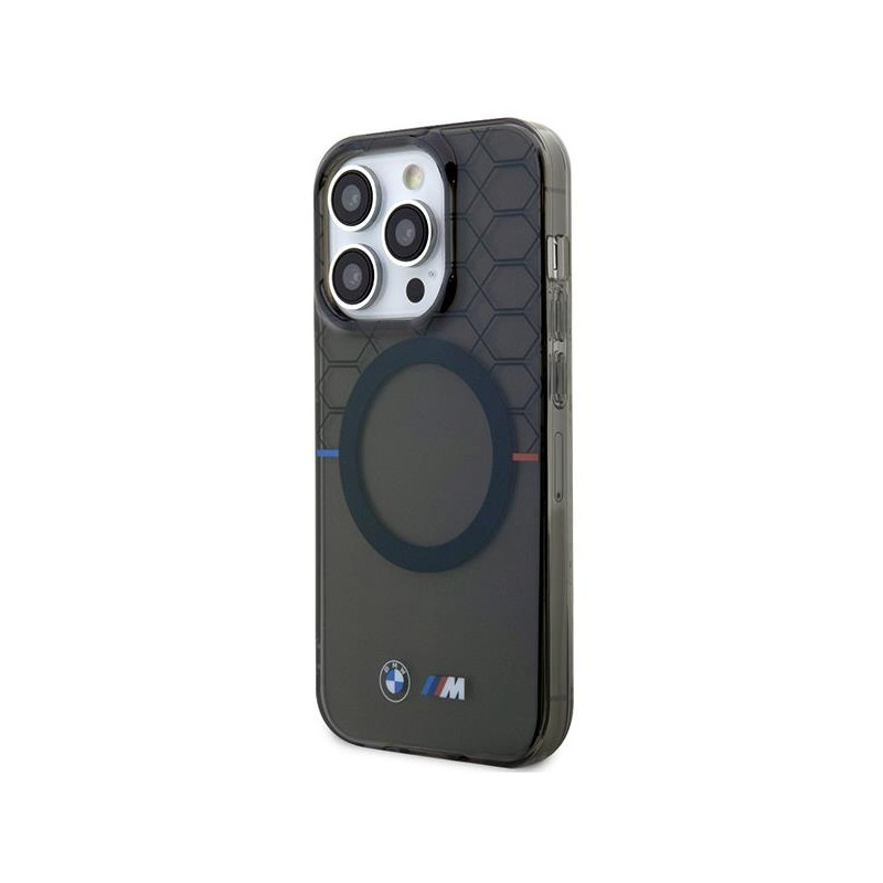Etui BMW Pattern MagSafe na iPhone 13 Pro / 13 - szare