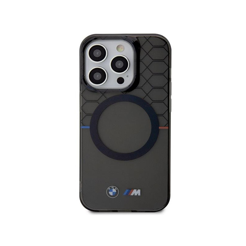 Etui BMW Pattern MagSafe na iPhone 13 Pro / 13 - szare