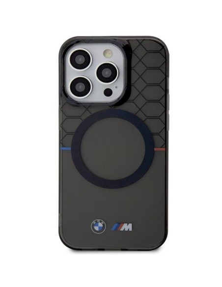 Etui BMW Pattern MagSafe na iPhone 13 Pro / 13 - szare