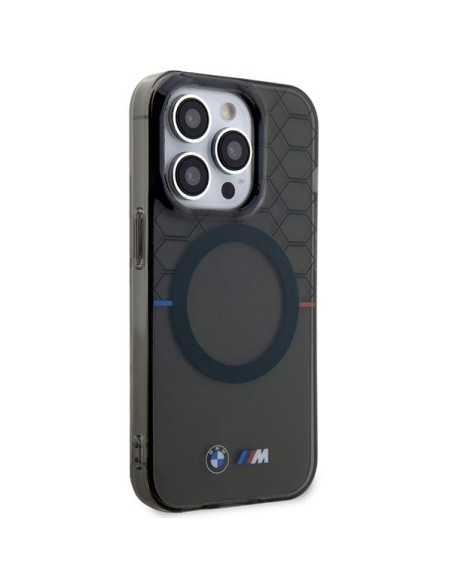 Etui BMW Pattern MagSafe na iPhone 13 Pro / 13 - szare