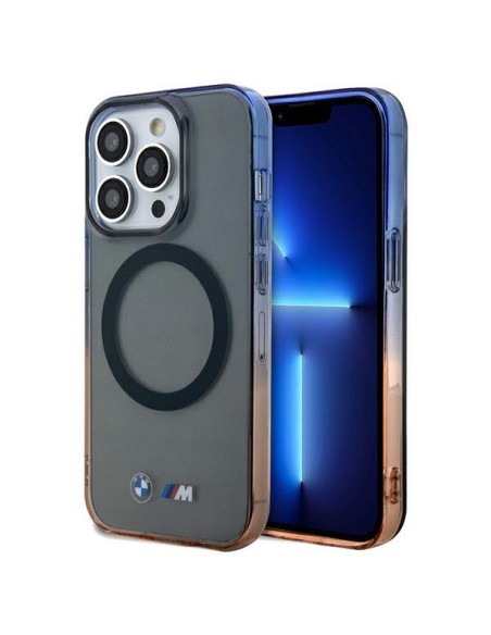 Etui BMW Gradient Bumper MagSafe na iPhone 15 Pro - szare Etui BMW Gradient Bumper MagSafe na iPhone 15 Pro - szare