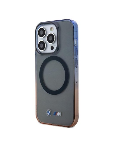 Etui BMW Gradient Bumper MagSafe na iPhone 15 Pro - szare Etui BMW Gradient Bumper MagSafe na iPhone 15 Pro - szare