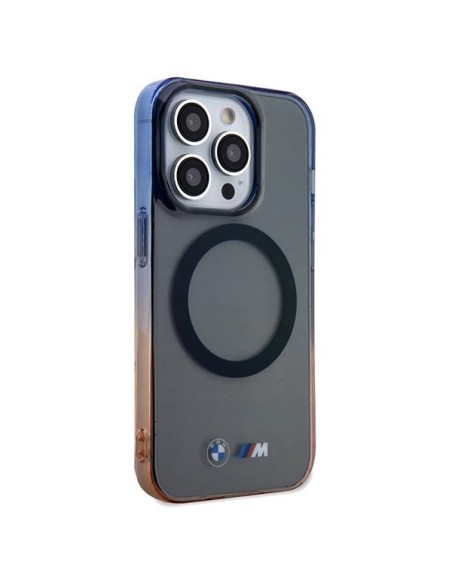 Etui BMW Gradient Bumper MagSafe na iPhone 15 Pro - szare Etui BMW Gradient Bumper MagSafe na iPhone 15 Pro - szare