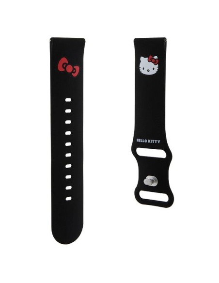 Pasek Hello Kitty Silicone Kitty Head uniwersalny 22mm - czarny Pasek Hello Kitty Silicone Kitty Head uniwersalny 22mm - czarny