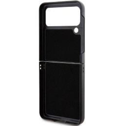 Etui Karl Lagerfeld Saffiano Karl&Choupette Pin na Samsung Galaxy Z Flip 4 - czarne