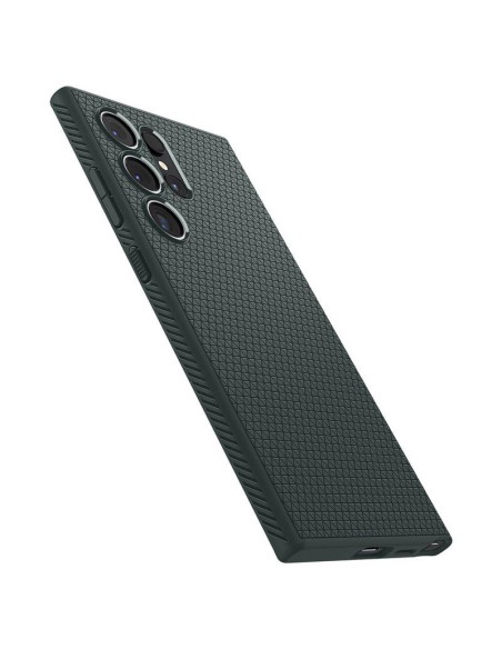 Etui Spigen Liquid Air na Samsung Galaxy S24 Ultra - ciemnozielone