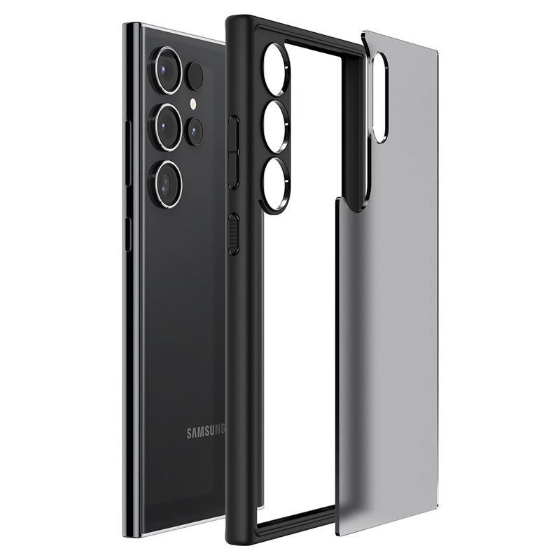 Etui Spigen Ultra Hybrid na Samsung Galaxy S24 Ultra - przezroczysto-czarne