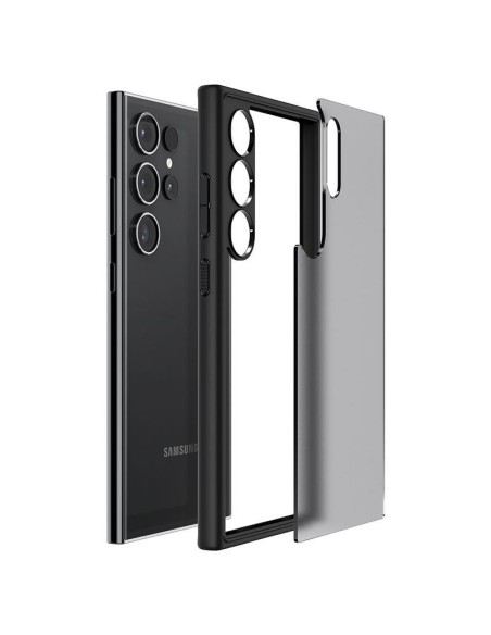 Etui Spigen Ultra Hybrid na Samsung Galaxy S24 Ultra - przezroczysto-czarne Etui Spigen Ultra Hybrid na Samsung Galaxy S24 Ultra - przezroczysto-czarne
