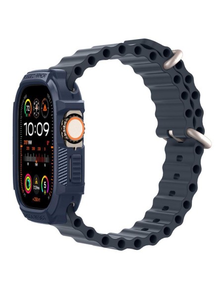 Etui Spigen Rugged Armor na Apple Watch Ultra 1 / 2 (49 mm) - granatowe Etui Spigen Rugged Armor na Apple Watch Ultra 1 / 2 (49 mm) - granatowe