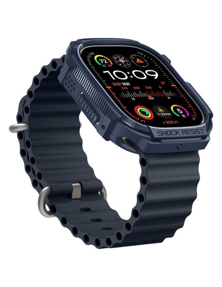Etui Spigen Rugged Armor na Apple Watch Ultra 1 / 2 (49 mm) - granatowe Etui Spigen Rugged Armor na Apple Watch Ultra 1 / 2 (49 mm) - granatowe