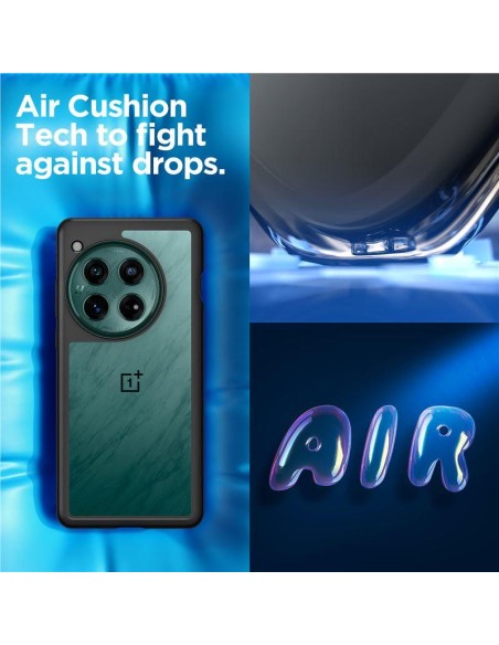 Etui Spigen Ultra Hybrid na OnePlus 12 - czarny mat Etui Spigen Ultra Hybrid na OnePlus 12 - czarny mat