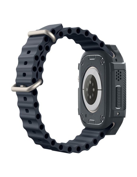 Etui Spigen Rugged Armor na Apple Watch Ultra 1 / 2 (49 mm) - ciemnoszare Etui Spigen Rugged Armor na Apple Watch Ultra 1 / 2 (49 mm) - ciemnoszare
