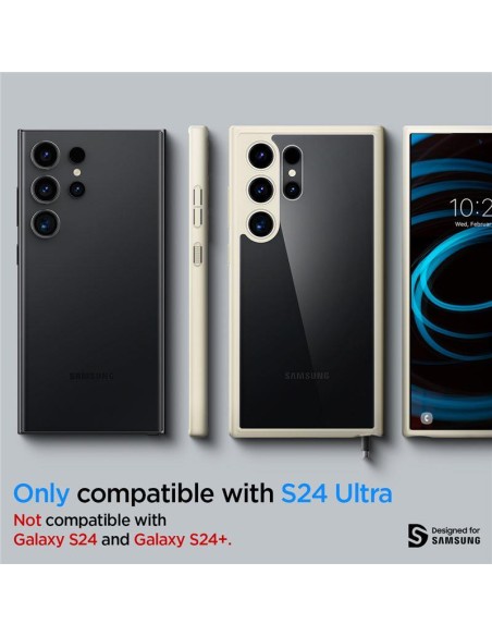 Etui Spigen Ultra Hybrid na Samsung Galaxy S24 Ultra - beżowe