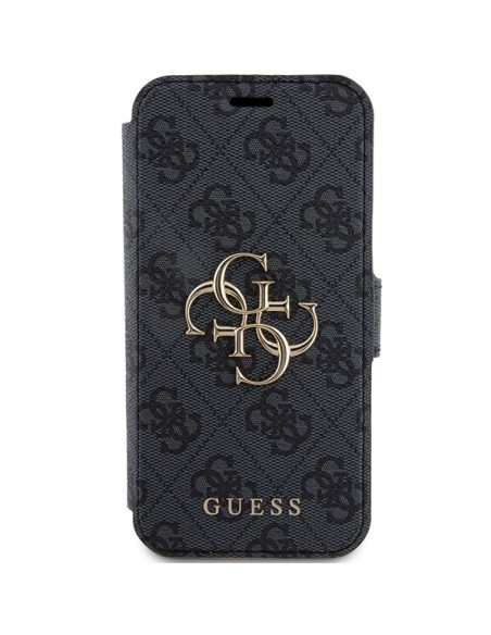 Etui Guess 4G Metal Logo na iPhone 15 Pro Max - szare Etui Guess 4G Metal Logo na iPhone 15 Pro Max - szare