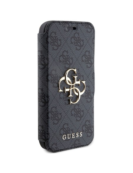 Etui Guess 4G Metal Logo na iPhone 15 Pro Max - szare Etui Guess 4G Metal Logo na iPhone 15 Pro Max - szare