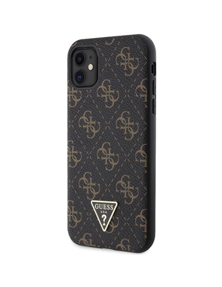 Etui Guess 4G Triangle Metal Logo na iPhone 11 / XR - czarne Etui Guess 4G Triangle Metal Logo na iPhone 11 / XR - czarne