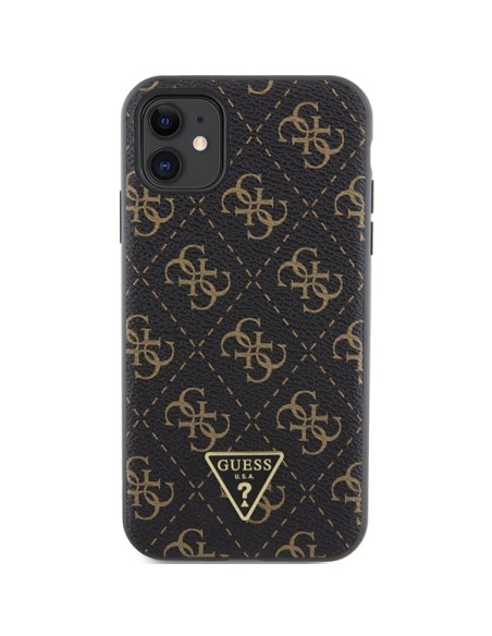 Etui Guess 4G Triangle Metal Logo na iPhone 11 / XR - czarne Etui Guess 4G Triangle Metal Logo na iPhone 11 / XR - czarne