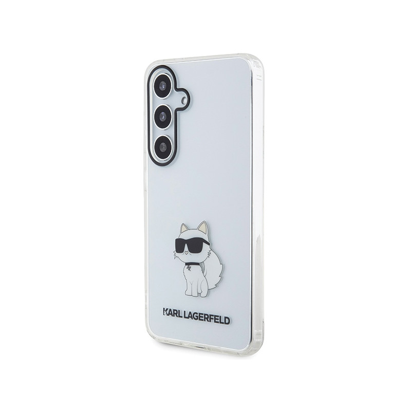 Etui Karl Lagerfeld IML Choupette na Samsung Galaxy S24+ - przezroczyste