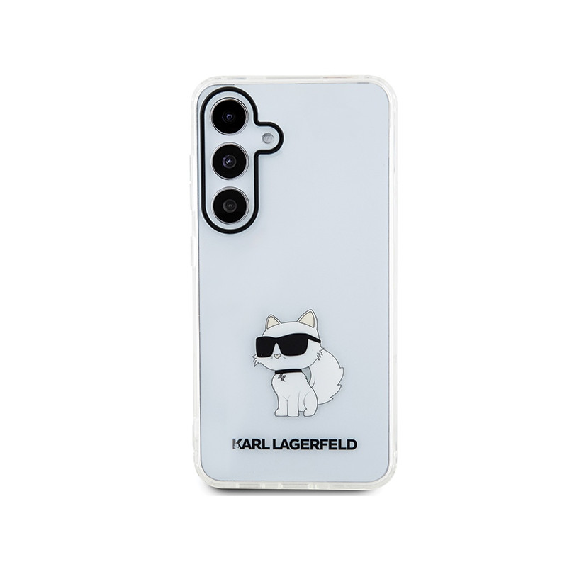 Etui Karl Lagerfeld IML Choupette na Samsung Galaxy S24+ - przezroczyste