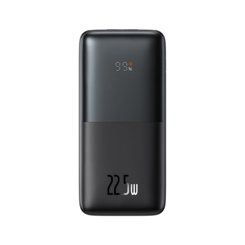 Bipow Pro maitinimo blokas 10000mAh 22,5W + USB laidas 3A 0,3m juodas