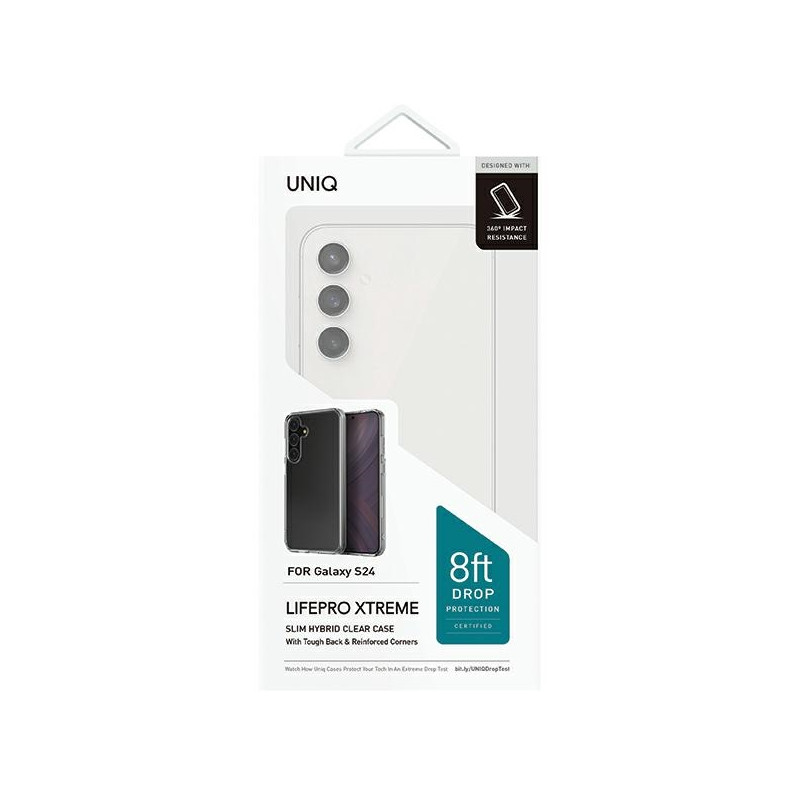 Etui UNIQ LifePro Xtreme na Samsung Galaxy S24 - przezroczyste