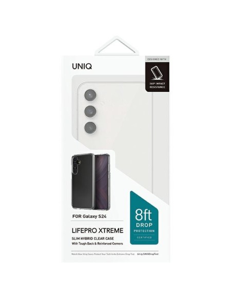 Etui UNIQ LifePro Xtreme na Samsung Galaxy S24 - przezroczyste