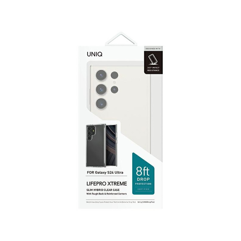 Etui UNIQ LifePro Xtreme na Samsung Galaxy S24 Ultra - przezroczyste