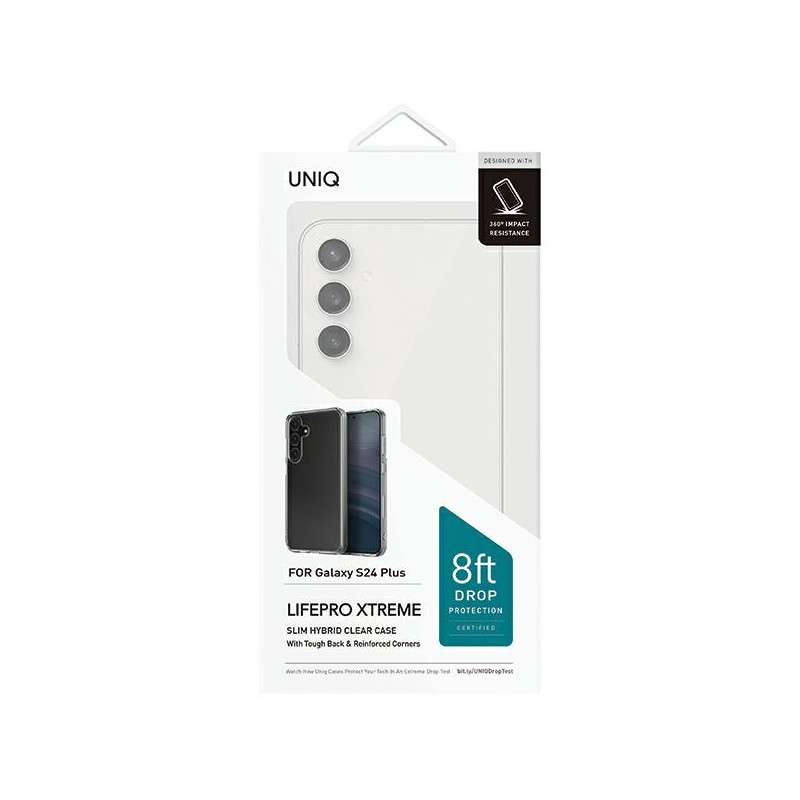 Etui UNIQ LifePro Xtreme na Samsung Galaxy S24+ - przezroczyste