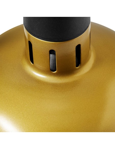 Infraraudonųjų spindulių šildymo lempa indams IR pakabinama aukso sk. 29cm 250W Infraraudonųjų spindulių šildymo lempa indams IR pakabinama aukso sk. 29cm 250W