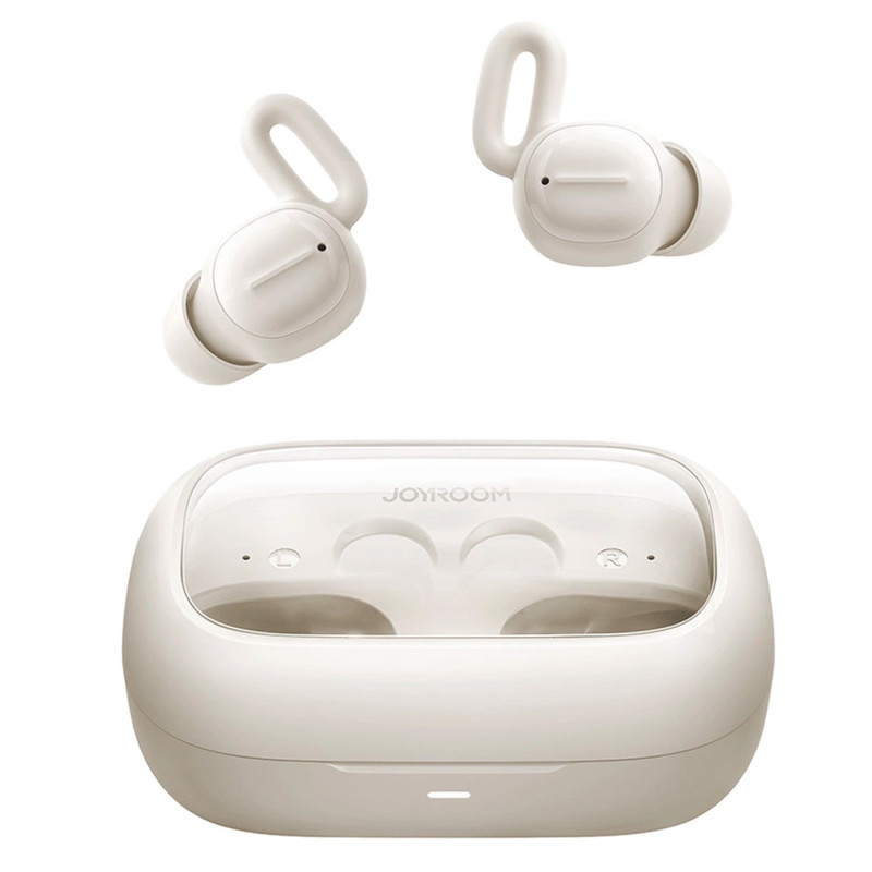 Słuchawki bezprzewodowe TWS Joyroom JR-TS1 Cozydots Series z Bluetooth 5.3, tłumieniem hałasu - białe Słuchawki bezprzewodowe TWS Joyroom JR-TS1 Cozydots Series z Bluetooth 5.3, tłumieniem hałasu - białe