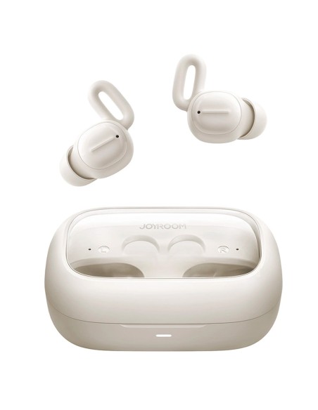 Słuchawki bezprzewodowe TWS Joyroom JR-TS1 Cozydots Series z Bluetooth 5.3, tłumieniem hałasu - białe Słuchawki bezprzewodowe TWS Joyroom JR-TS1 Cozydots Series z Bluetooth 5.3, tłumieniem hałasu - białe