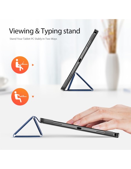 Etui Dux Ducis Domo z klapką i smart sleep na Lenovo Tab M11 - niebieskie Etui Dux Ducis Domo z klapką i smart sleep na Lenovo Tab M11 - niebieskie