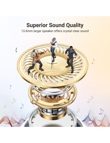 Słuchawki bezprzewodowe Ugreen HiTune H5 WS201 TWS - białe