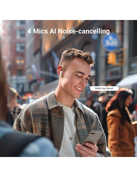 Słuchawki bezprzewodowe Ugreen HiTune H5 WS201 TWS - białe