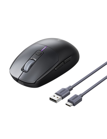 Mysz komputerowa Ugreen MU103 Bluetooth 5.0 / odbiornik USB 2.4GHz - czarna Mysz komputerowa Ugreen MU103 Bluetooth 5.0 / odbiornik USB 2.4GHz - czarna
