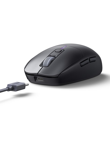 Mysz komputerowa Ugreen MU103 Bluetooth 5.0 / odbiornik USB 2.4GHz - czarna Mysz komputerowa Ugreen MU103 Bluetooth 5.0 / odbiornik USB 2.4GHz - czarna